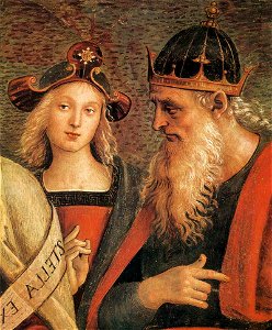 Pietro Perugino - Prophets and Sibyls (detail) - WGA17245