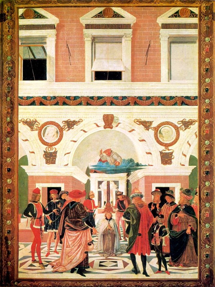 Pietro Perugino - The Miracles of San Bernardino - The Healing of a Mute - WGA17304