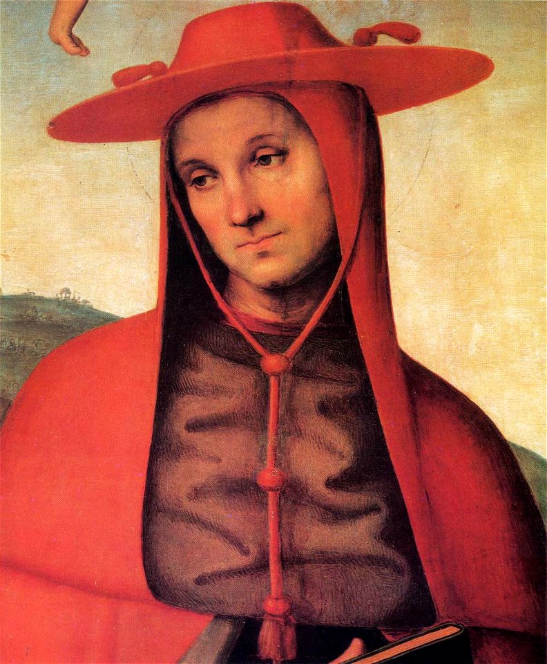 Pietro Perugino - Assumption of the Virgin with Four Saints (detail) - WGA17281