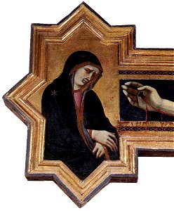 Pietro lorenzetti, crocifisso, dettaglio 02
