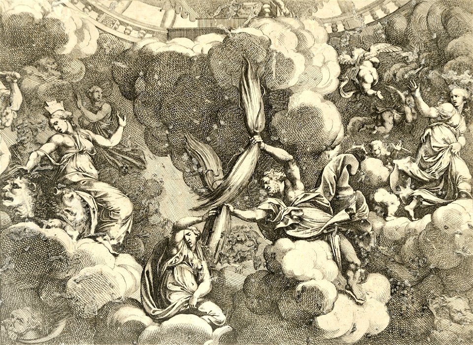 Pietro Santi Bartoli - Jupiter atira os relâmpagos