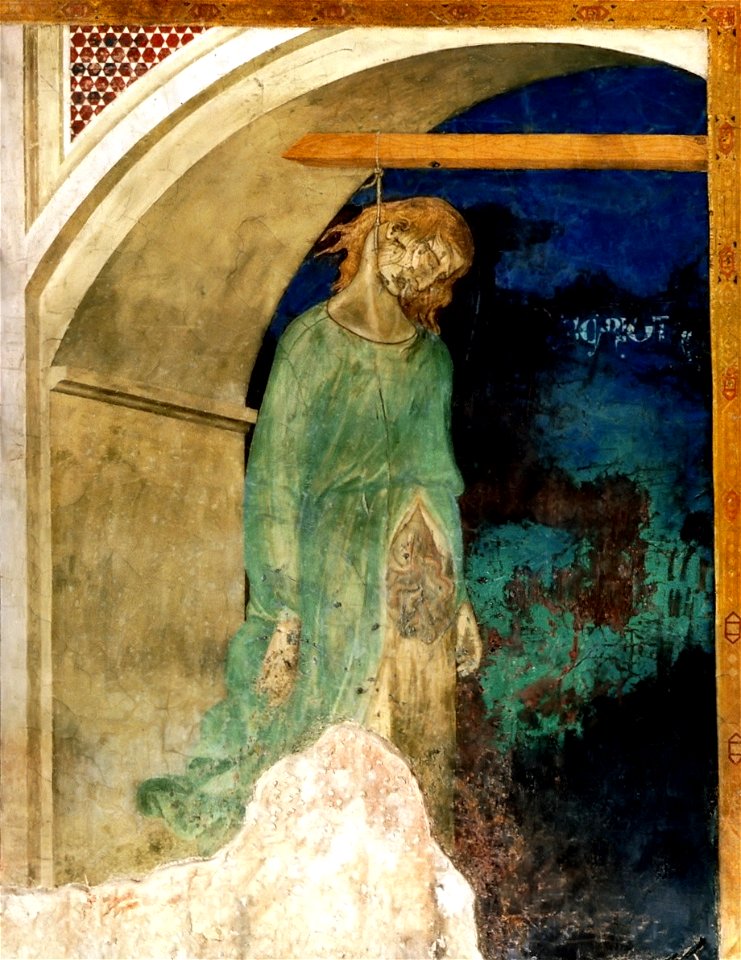 Pietro lorenzetti, giuda impiccato