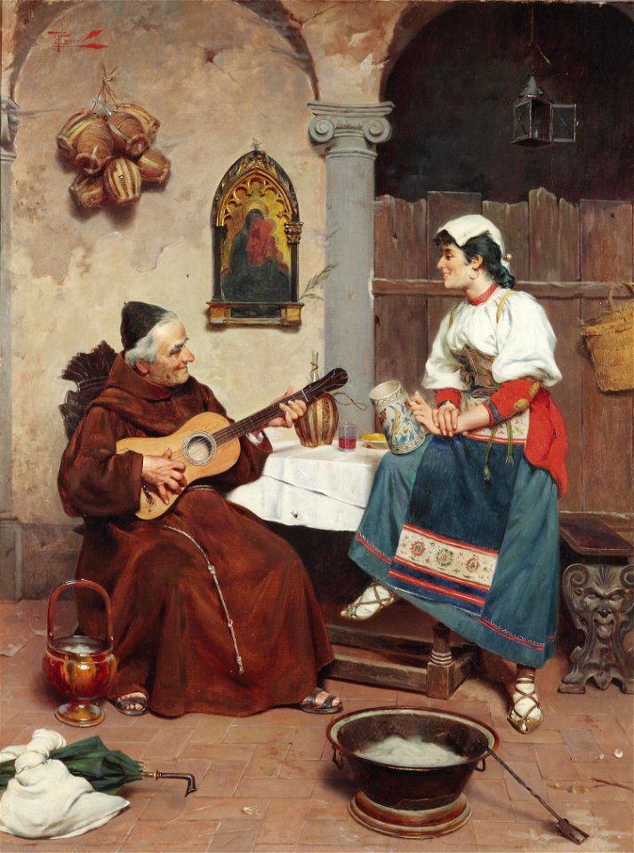 Pietro Torrini Musikalische Unterhaltung in der Schenke