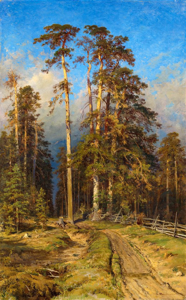 Pine Forest 02 (Ivan Shishkin)