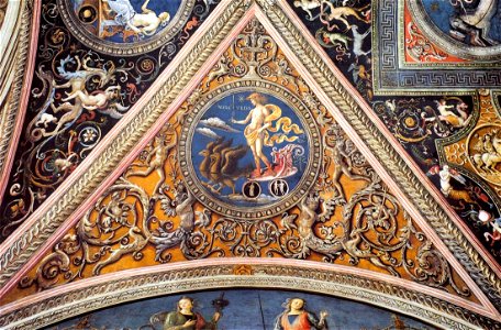 Pietro Perugino - Ceiling decoration (detail) - WGA17227