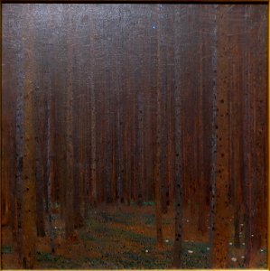 Pine Forest I by Gustav Klimt, 1901, oil on canvas - California Palace of the Legion of Honor - San Francisco, CA - DSC02773