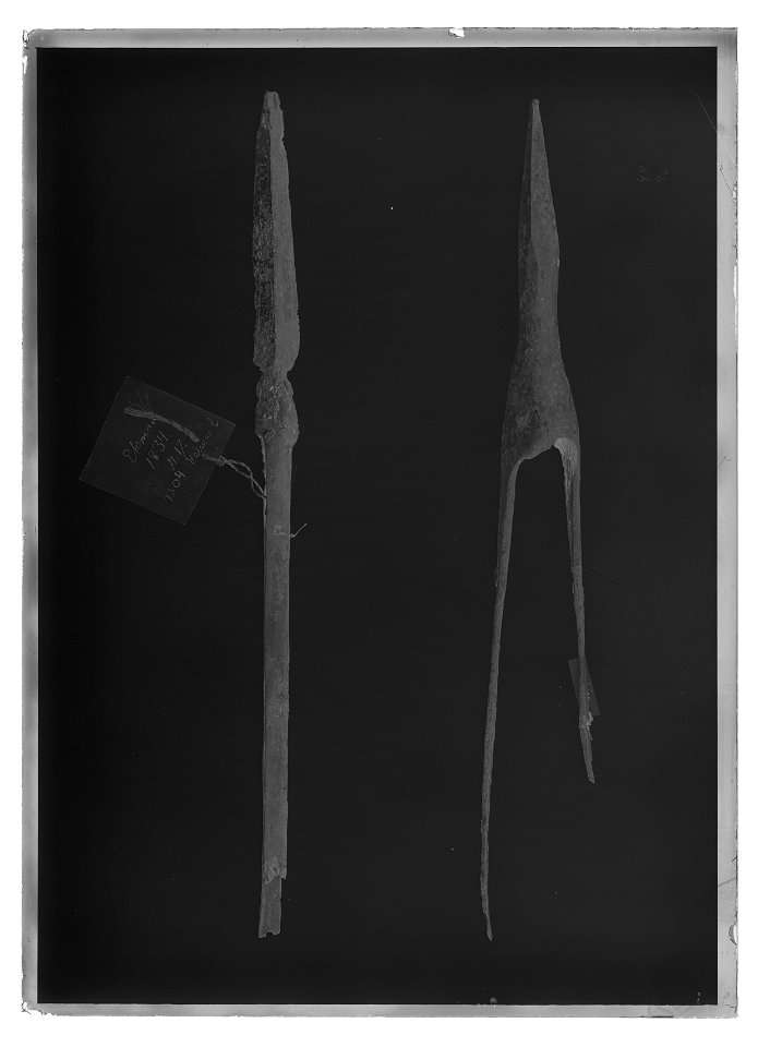 Pikspets, jordfynd - Livrustkammaren - 68947-negative