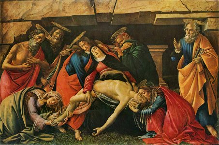 Pietà Botticelli (Monaco). Free illustration for personal and commercial use.