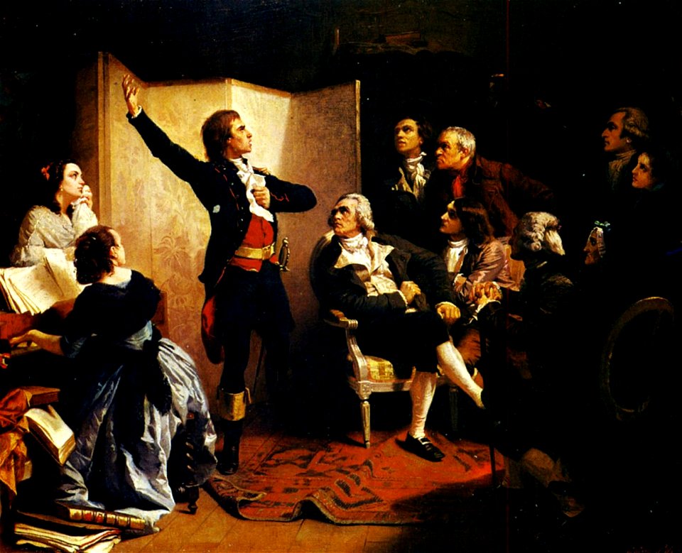 Pils - Rouget de Lisle chantant la Marseillaise