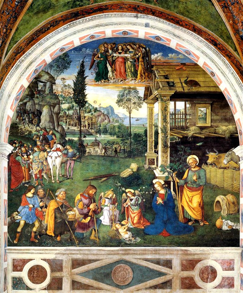 Pinturicchio - The Adoration of the Shepherds - WGA17776