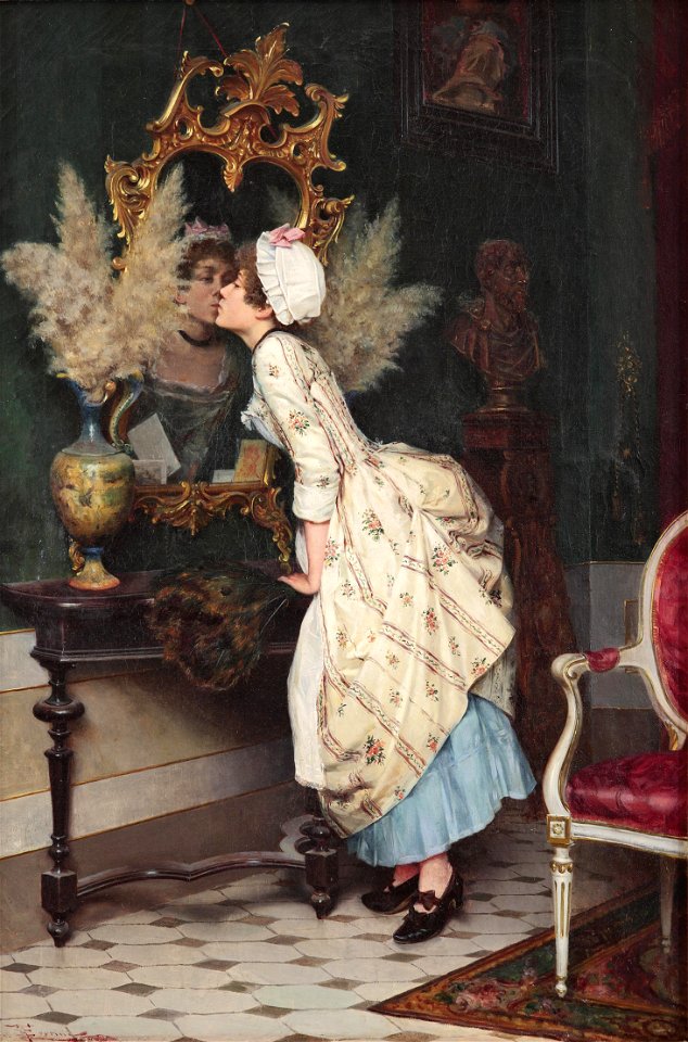 Pietro Torrini Ein Kuss dem Spiegelbild