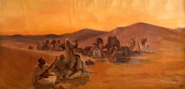 At the Oasis by Otto Pilny, 1920