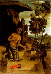 Pinturicchio, san girolamo nel deserto