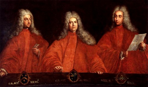 Pietro Uberti - Portraits of Three Avogadri - WGA23186