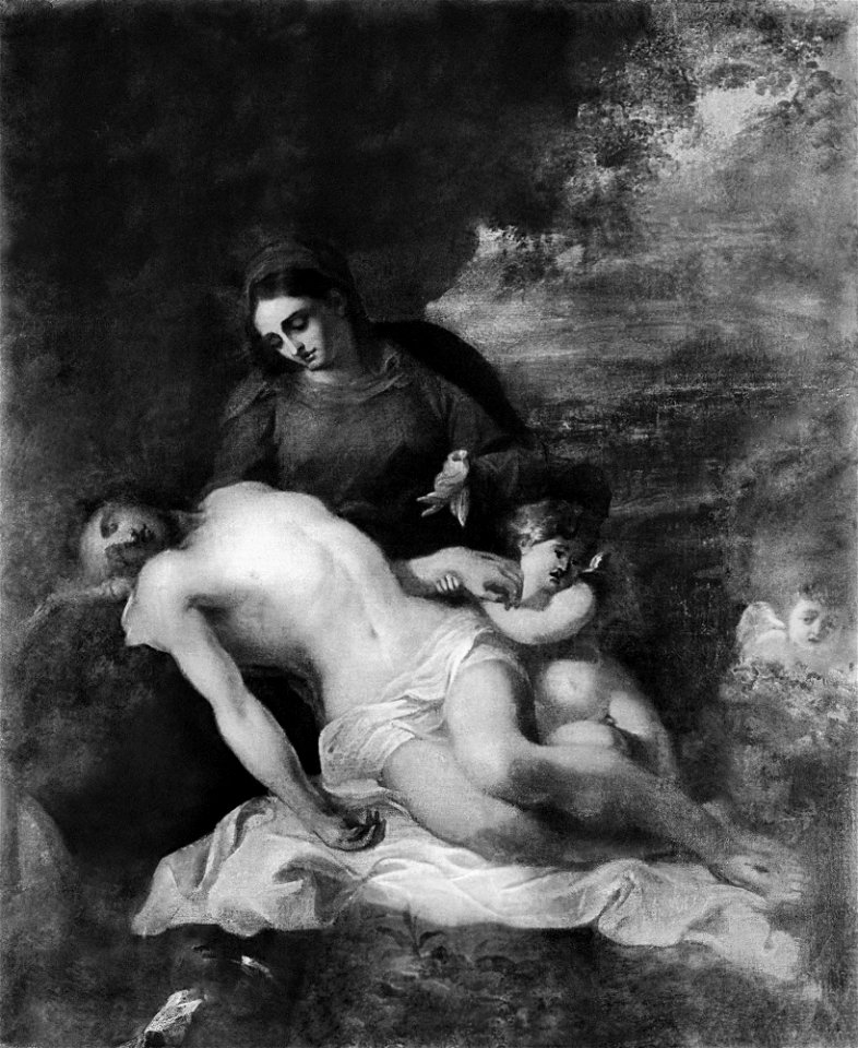 Pietà after Annibale Carracci - Royal collection