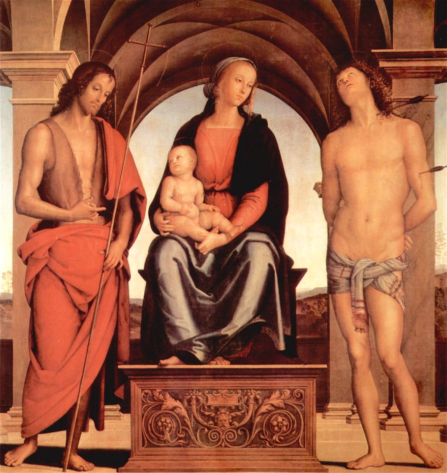 Pietro Perugino 068. Free illustration for personal and commercial use.