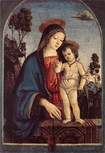 Pinturicchio Virgen con niño NG Londres