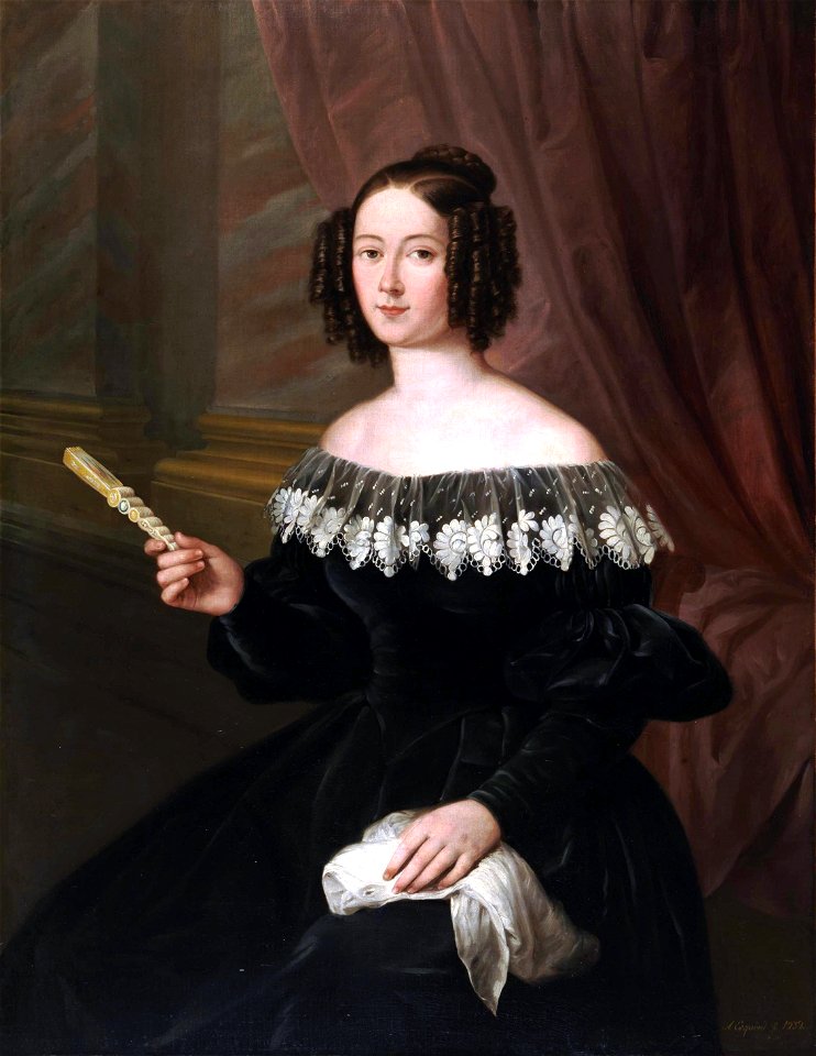 Pilar de Jandiola, por Antonio María Esquivel (Museo del Prado)