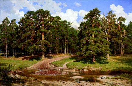 Pine Forest by Ivan Shishkin 1895