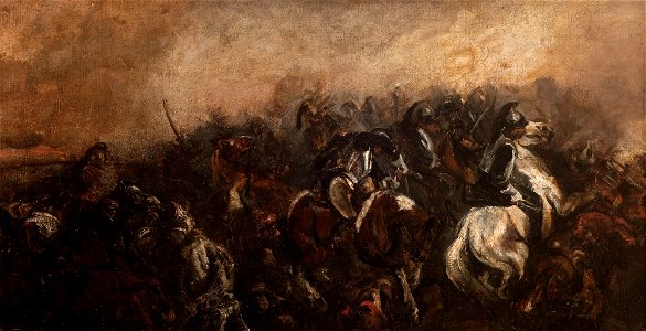 Piotr Michałowski - The Battle of Mozhaisk - MNK II-a-741 - National Museum Kraków