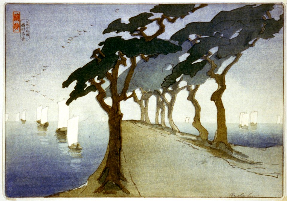 Pines by the sea - Bertha Lum LCCN2002721128