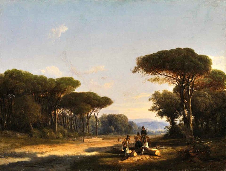 Pinewood of San Rossore - Károly Markó