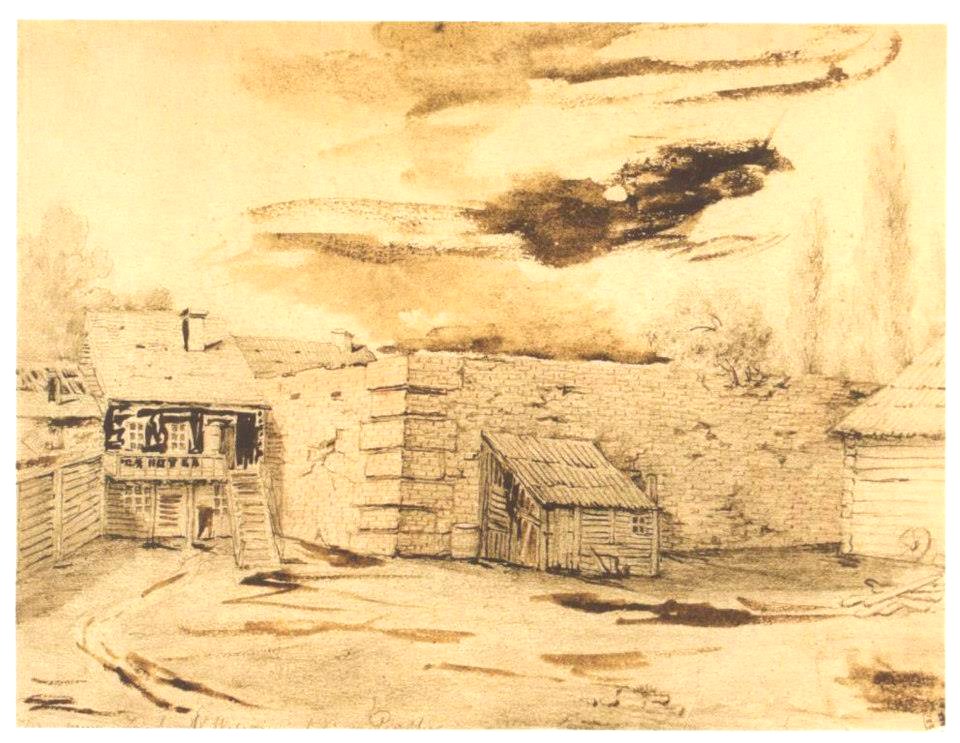 Pinski zamak. Пінскі замак (N. Orda, 1868) (2)