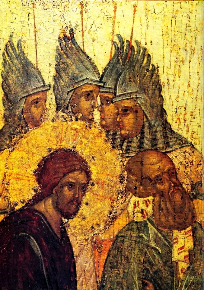 Pilate judgement (icon) detail