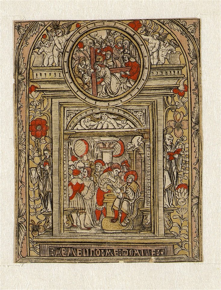 Pilate Washing his Hands ca.1519 print by Master S., R-2009-16917, Prints Department, Royal Library of Belgium