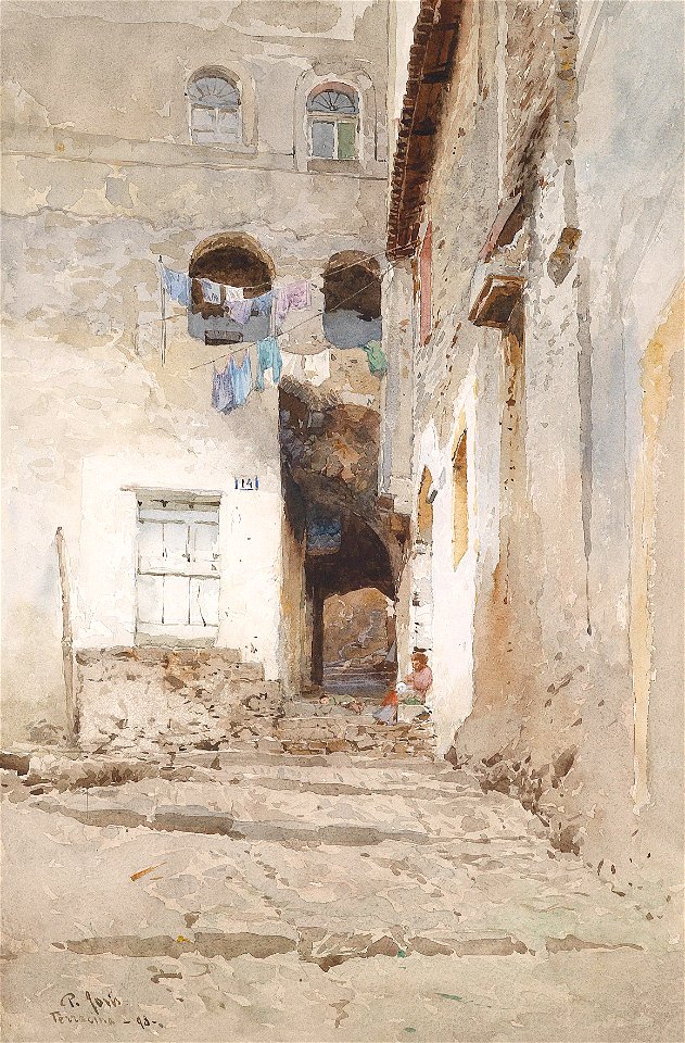 Pio Joris Häuser in Terracina 1898