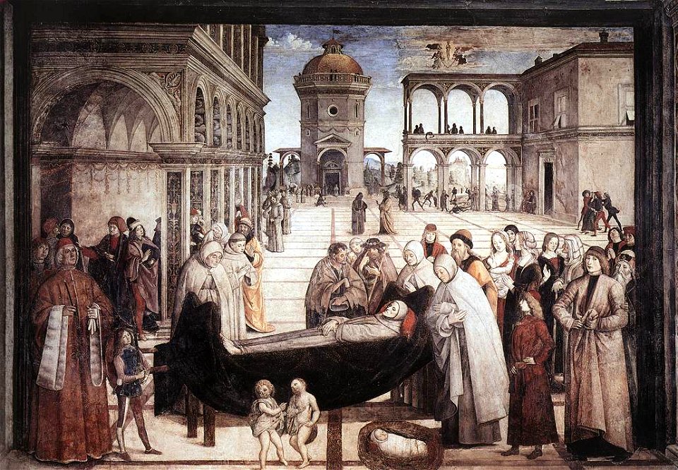 Pinturicchio - Death of St Bernardine - WGA17827