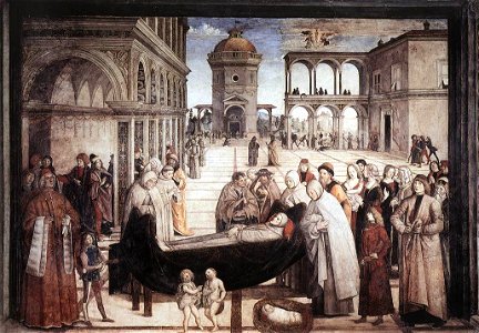 Pinturicchio - Death of St Bernardine - WGA17827