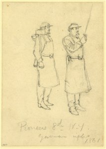Pioneers 8th N.Y. German rifles 1861 LCCN2004660760
