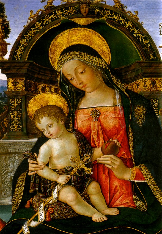 Pinturicchio, pala di santa maria dei fossi, 01