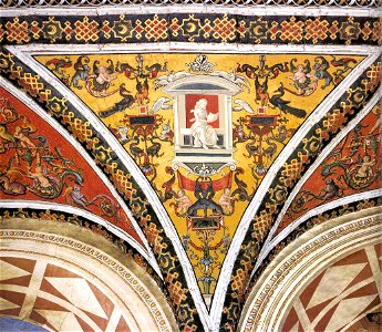Pinturicchio - Ceiling decoration (detail) - WGA17787