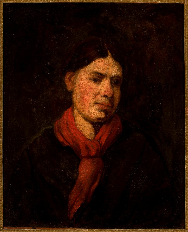 Piotr Michałowski - Girl in a red scarf - MP 582 MNW - National Museum in Warsaw
