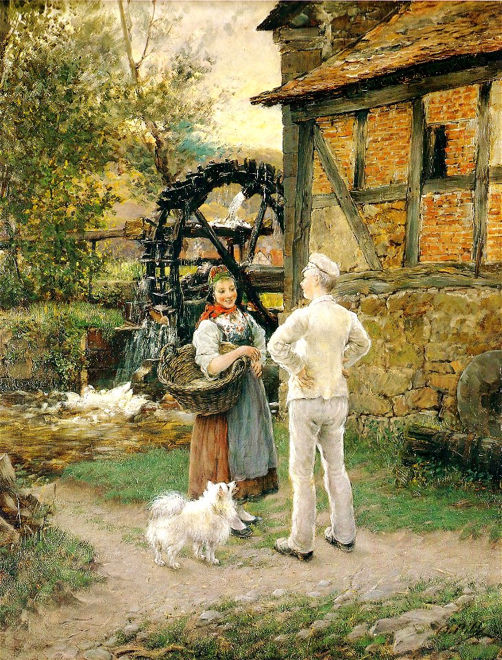 Otto Piltz Bei der Cappeler Mühle