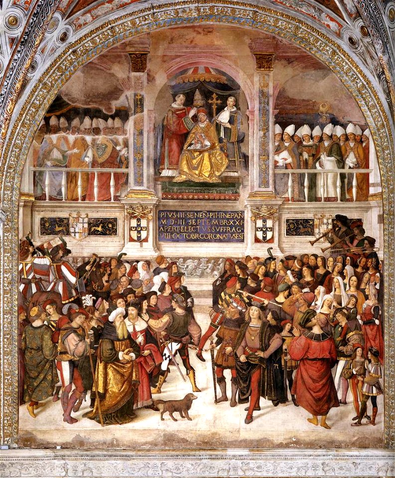 Pinturicchio - The Coronation of Pope Pius III - WGA17782
