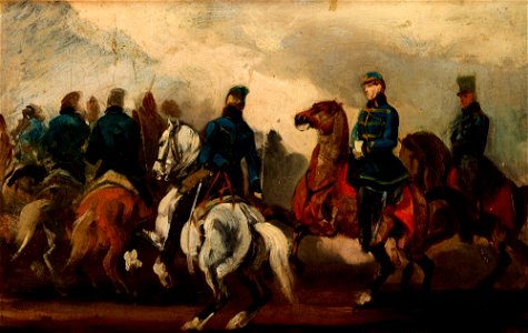Piotr Michałowski - Detachment of Austrian Hussars - MNK II-a-695 - National Museum Kraków
