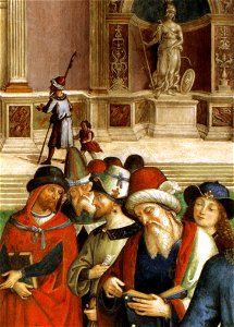 Pinturicchio, cappella baglioni, dettaglio 01