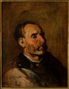 Piotr Michałowski - Old villager - MP 284 MNW - National Museum in Warsaw