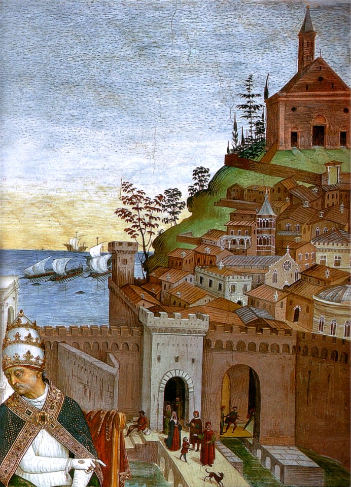 Pinturicchio, libreria piccolomini, dettaglio 01