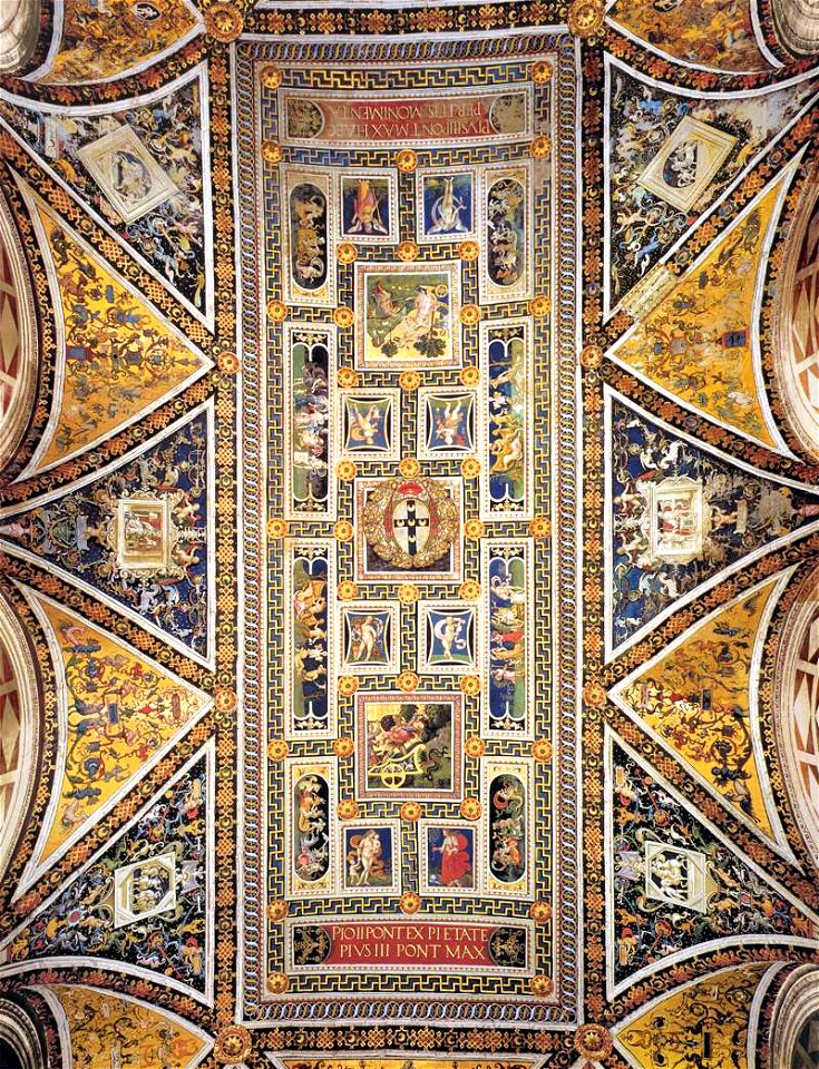 Pinturicchio - Ceiling decoration - WGA17785