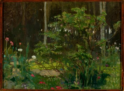 Piotr Hipolit Krasnodębski - Forest landscape - 35623 MNW - National Museum in Warsaw
