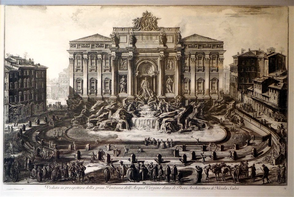 Piranesi Trevi-Brunnen@Residenzmuseum Celle20160708