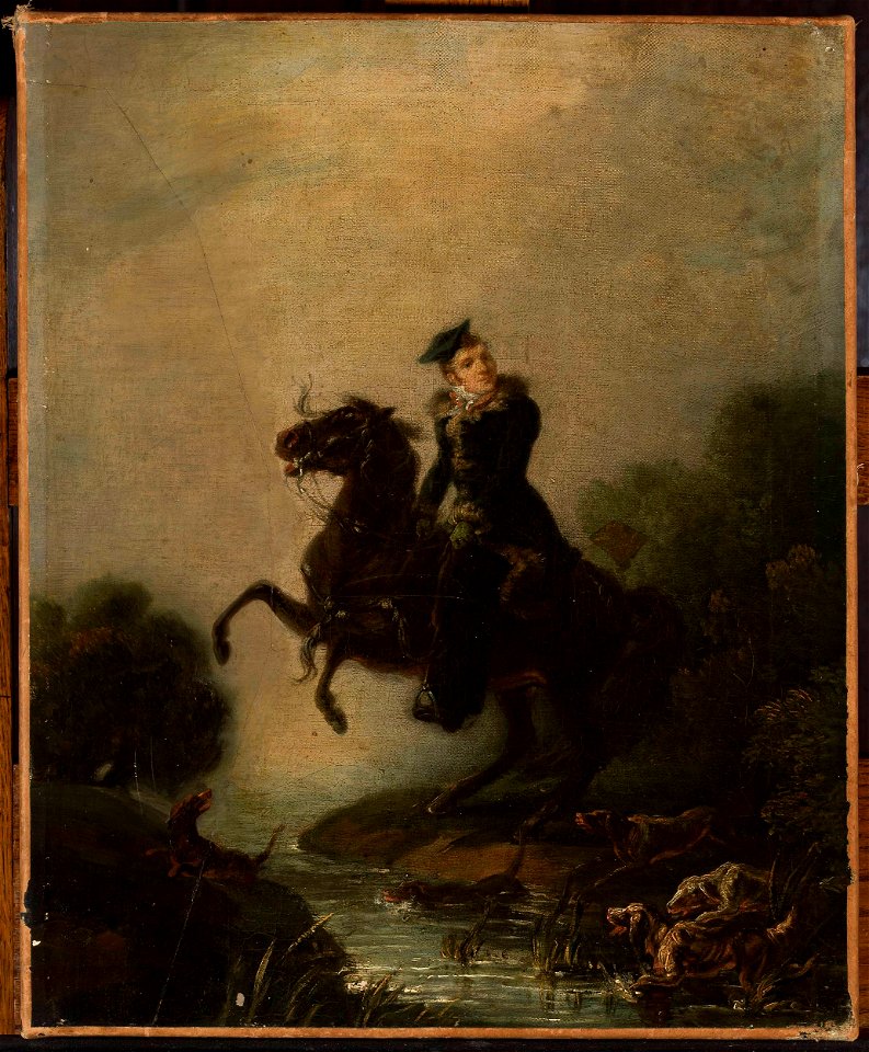 Piotr Michałowski - Portrait of Ignacy Konarski on horseback - MP 587 MNW - National Museum in Warsaw