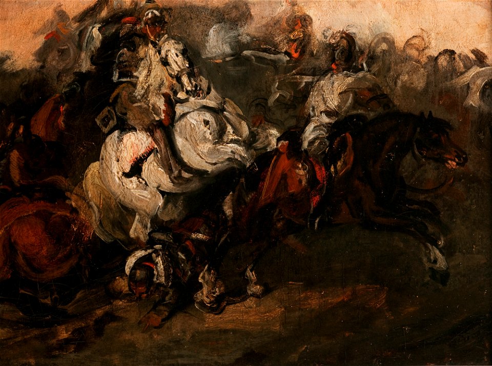 Piotr Michałowski - Encounter of Cuirassiers - MNK II-a-56 - National Museum Kraków