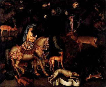Pisanello - Vision of St Eustace - WGA17886
