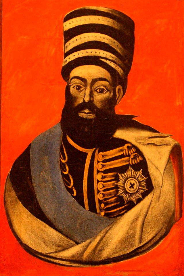 Pirosmani. Erekle II of Georgia. Sighnaghi Museum