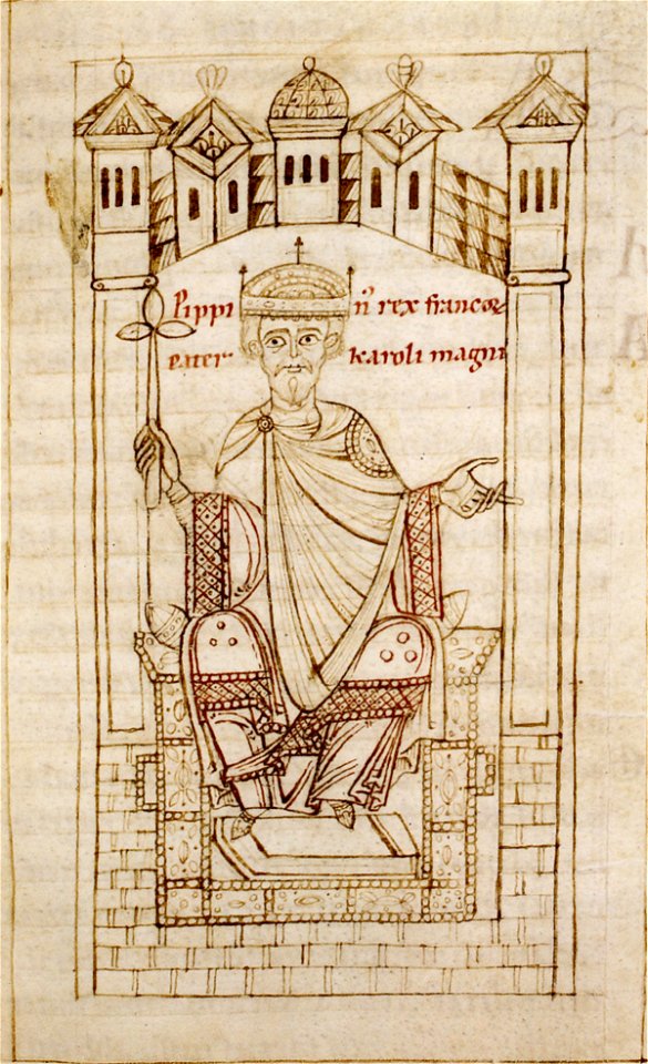 PippinImperialChronicleCorpusChristiCollegeMS373Fol14